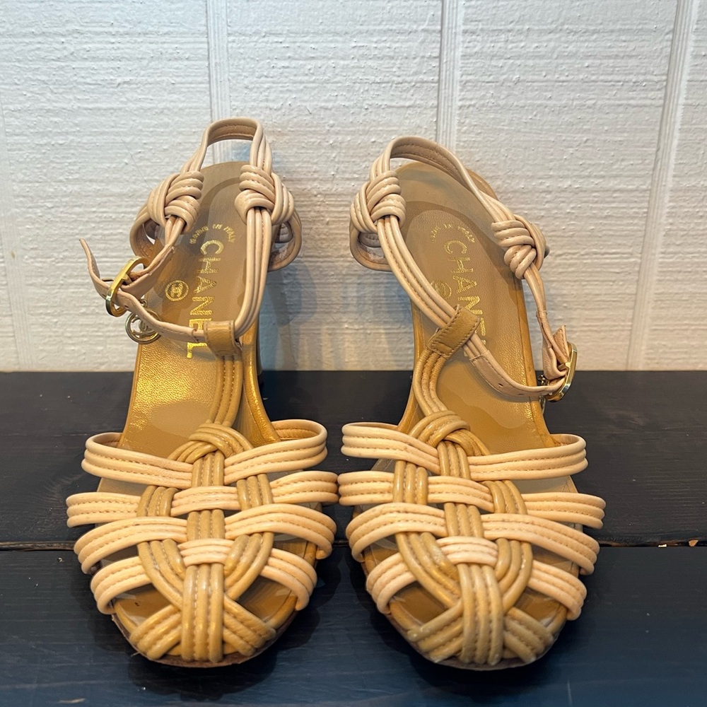 Vintage Chanel Strappy Sandals